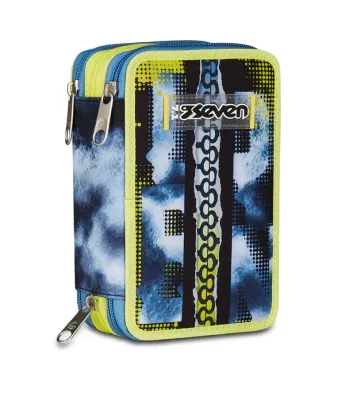 ASTUCCIO scuola Seven 3 ZIP - SHADY DYE BOY