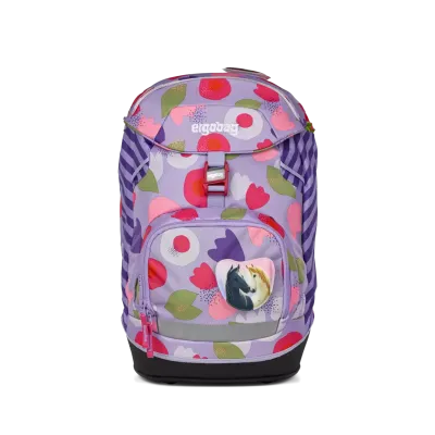 Ergobag Prime Backpack: Flower Powbear - Lilac