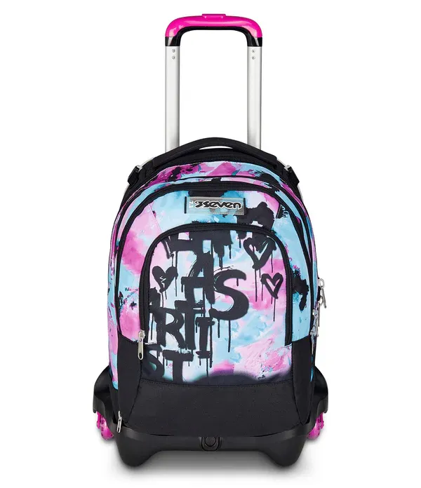 Seven® JACK TROLLEY 3 WHEELS DETACH - QUICK GRAFFITI Girl