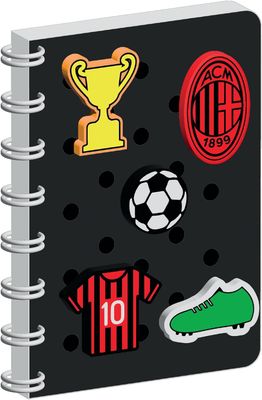 Seven Milan Ring Notebook A5 - Customizable Cover with Patches