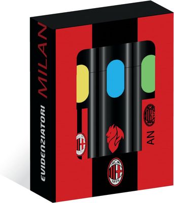 Seven Milan Set 3 Marcadores Fluorescentes