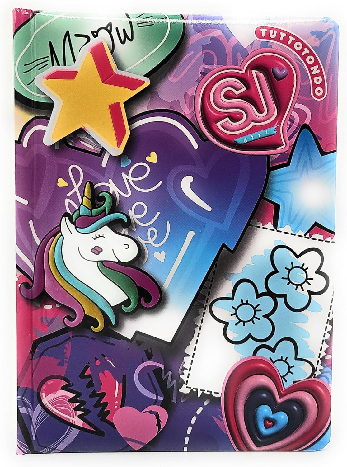 School Diary 2025/2026 SEVEN SJ Gang Girl Unicorn and Star