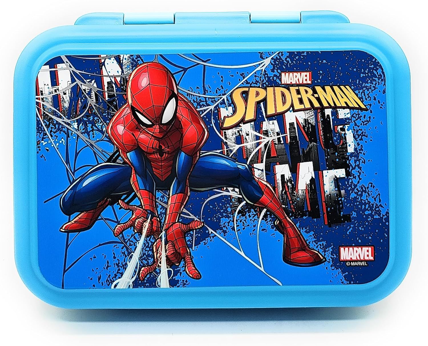 Seven SPIDERMAN stainless steel food SNACK BOX