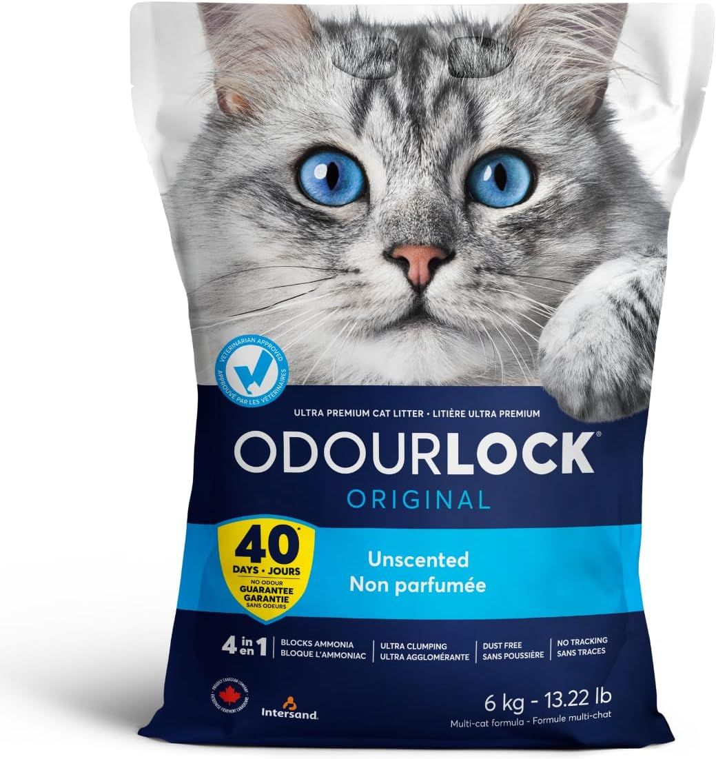 Odourlock Unscented Cat Litter - 12kg