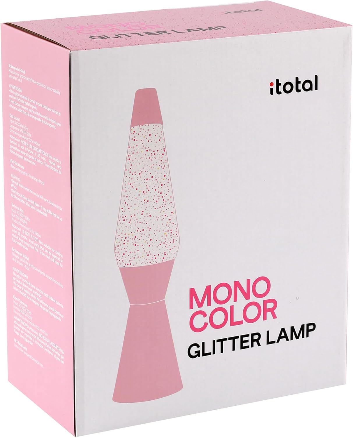 Pastel Pink Glitter Spaceship LED Lamp - Total Juggling code XL2983