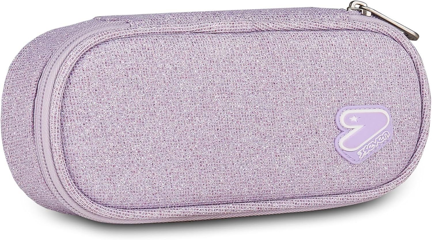 Seven ROUND PLUS TECH SHINY Pencil Case - Pink