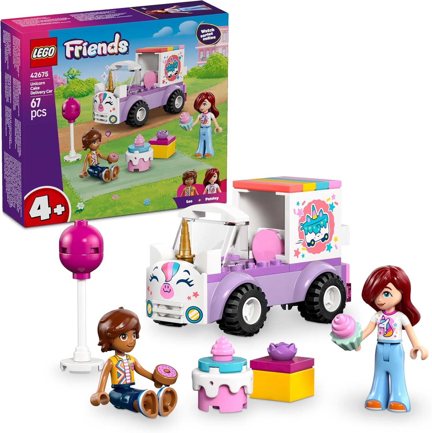 LEGO Friends 42675 Unicorn Cake Delivery Car