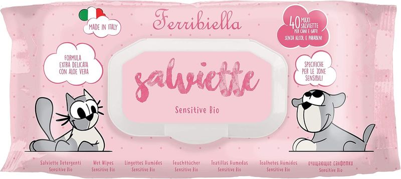Ferribiella Wet Wipes 40 pcs Sensitive Organic