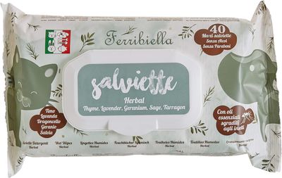 Ferribiella Wet Wipes 40 pcs Herbal Fragrance