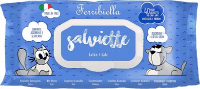Ferribiella Wet Wipes 40 pcs Talc Fragrance