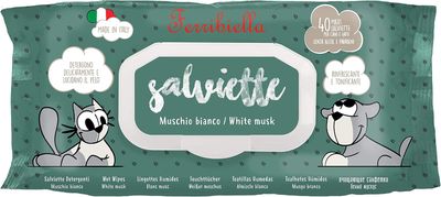 Ferribiella Wet Wipes 40 pcs White Musk Fragrance