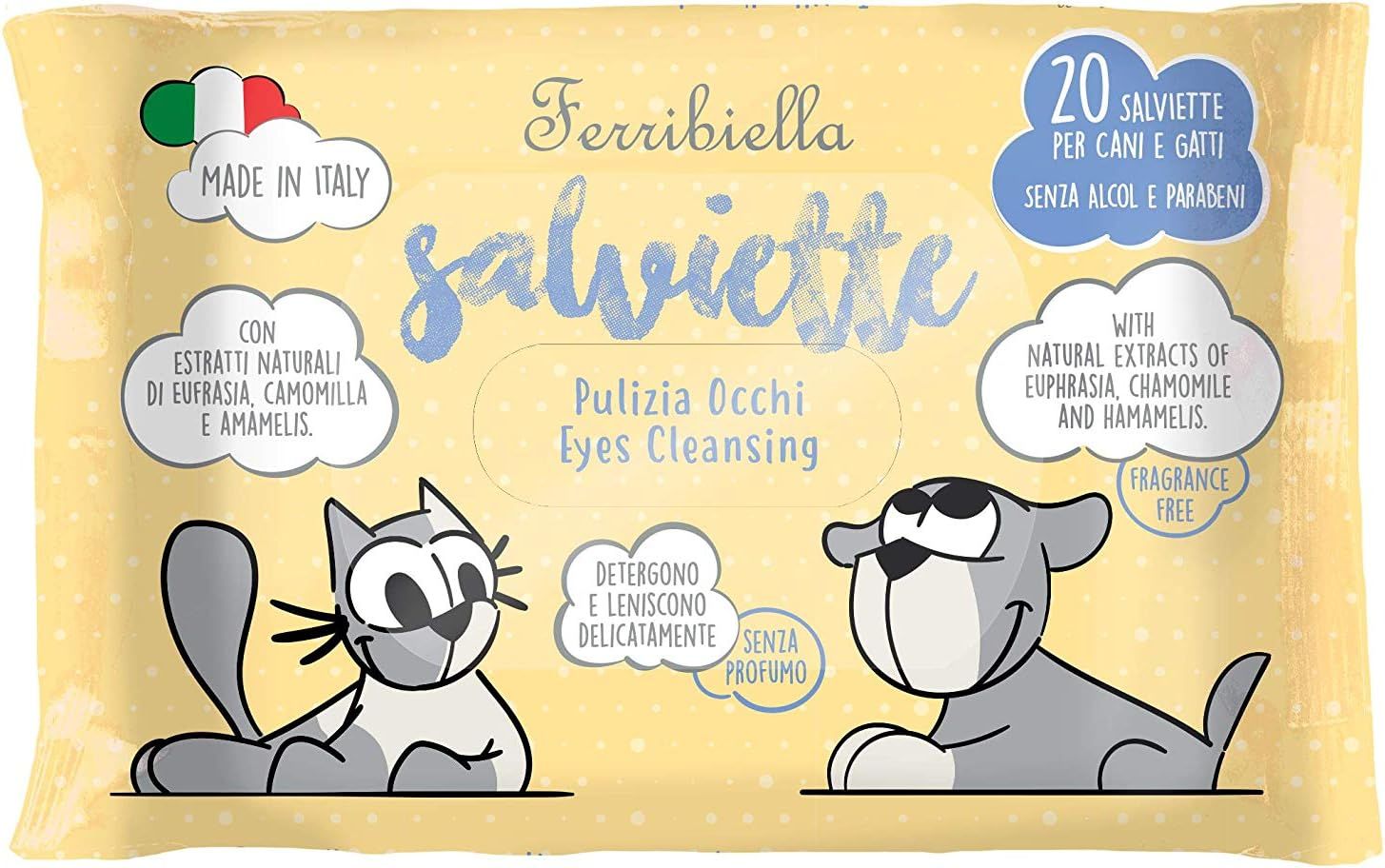 Ferribiella Eyes Cleaning Wipes 12 pcs