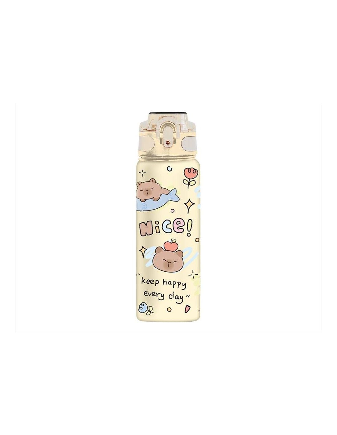 Total Juggling - 595ml Thermal Water Bottle - Capybara