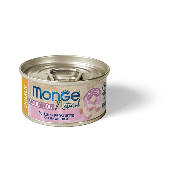 Monge Natural Dog 95gr Chicken with Ham