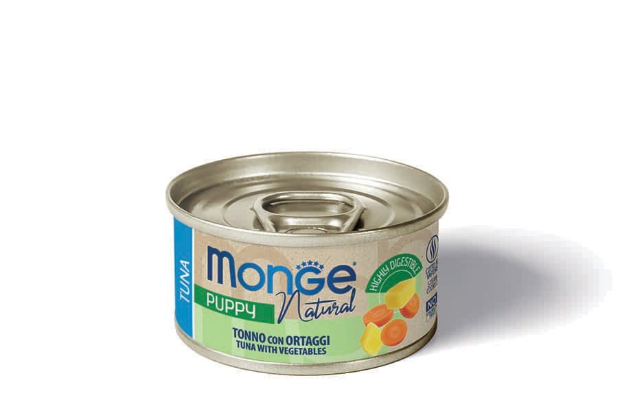Monge Natural Dog 95gr - Puppy Tuna with Vegetables
