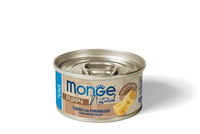 Monge Natural Dog 95gr - Puppy Tuna with Cheese