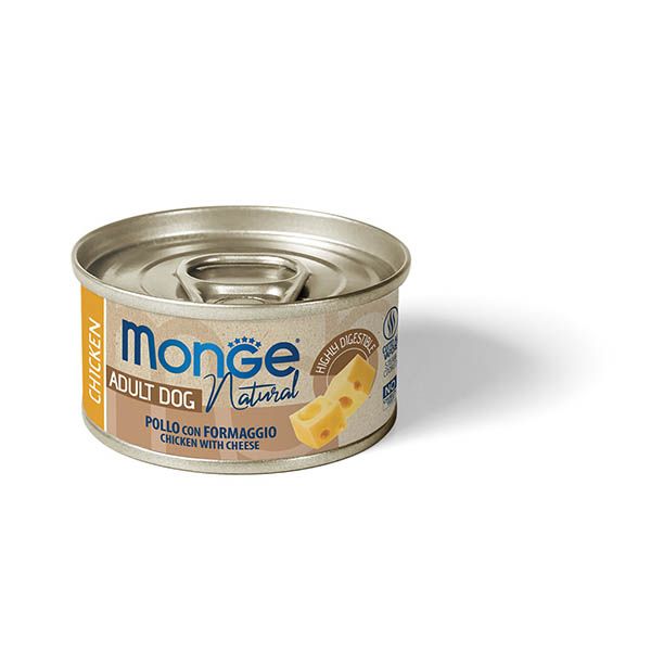 Monge Natural Dog 95gr - Chicken with Cheese