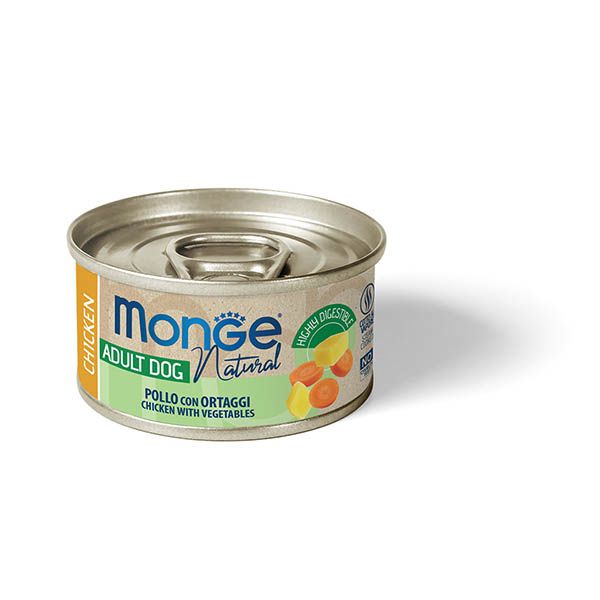 Monge Natural Dog 95gr - Chicken with Vegetables
