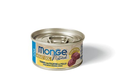 Monge Natural Dog 95gr - Tuna with Chicken Livers