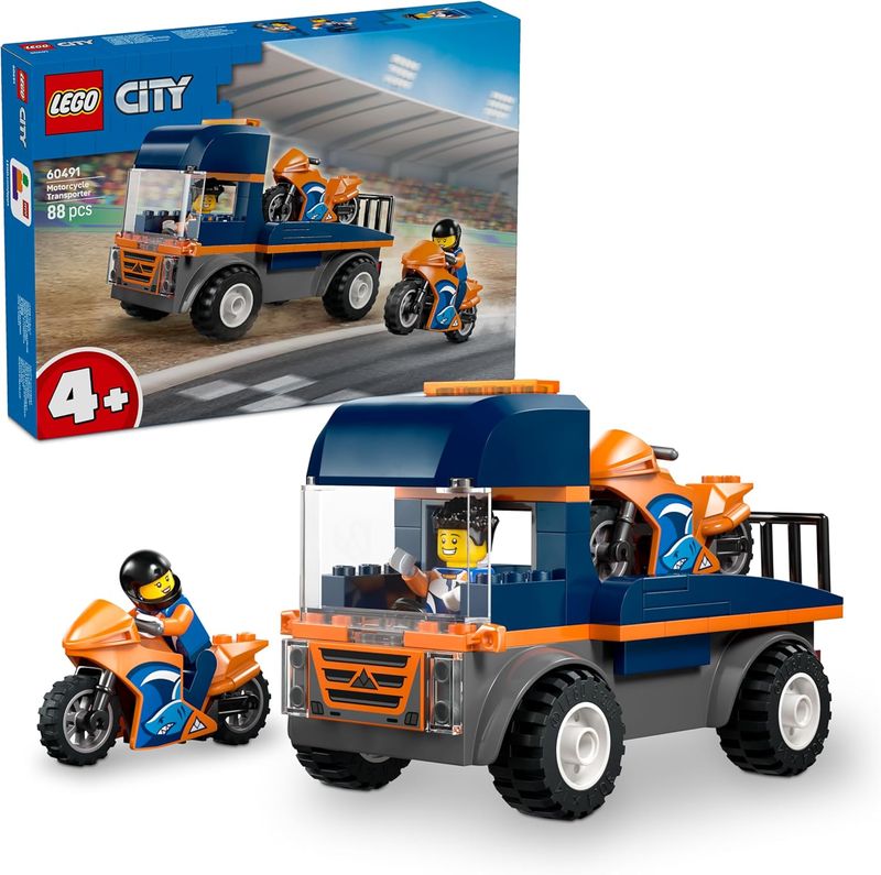 Lego City Great Vehicles 60491 - Motorcycle Transporter