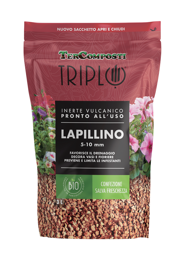 Tercomposti - READY-TO-USE VOLCANIC AGGREGATE - Lapillino 3 Liters