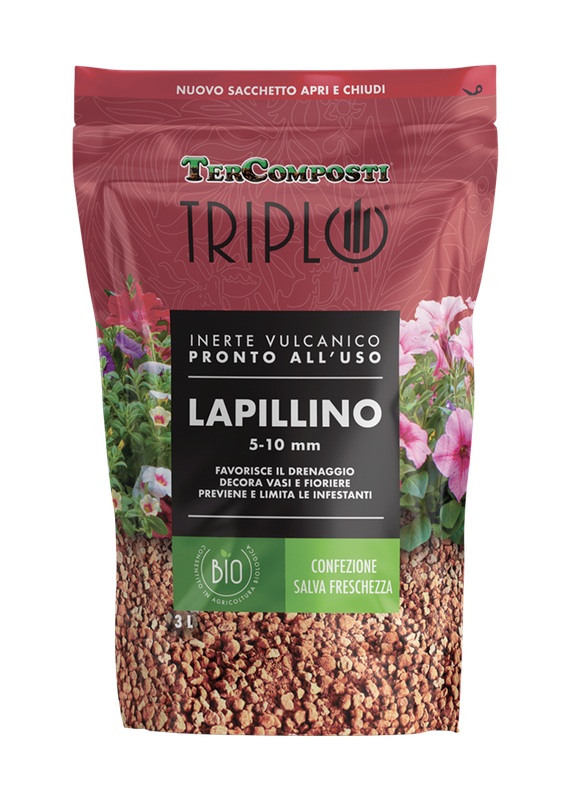 Tercomposti - READY-TO-USE VOLCANIC AGGREGATE - Lapillino 3 Liters