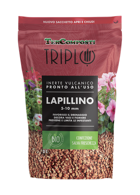 Tercomposti - READY-TO-USE VOLCANIC AGGREGATE - Lapillino 3 Liters