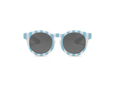 Incanta Sunny Sunglasses - Blue and White Stripes