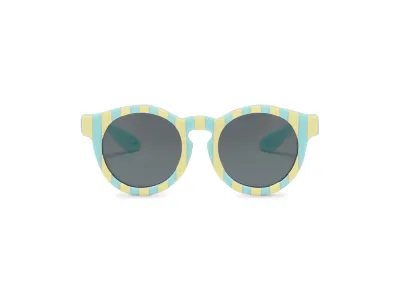 Incanta Sunny Sunglasses - Emerald and Yellow Stripes