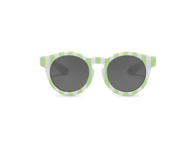 Incanta Sunny Sunglasses - Green and White Stripes