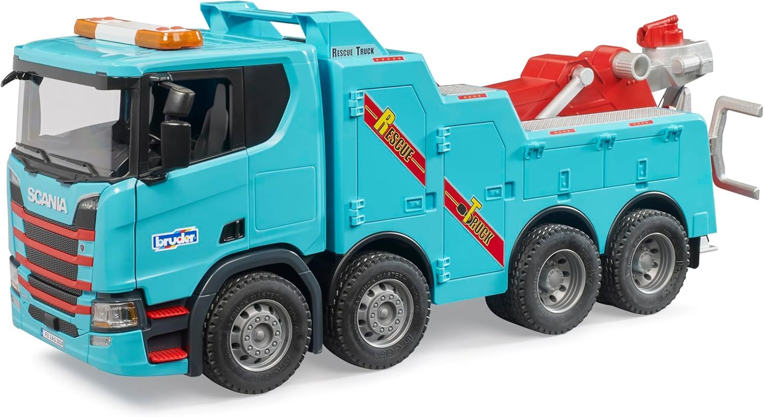 Bruder 03553 - Scania Super 560R Roadside Recovery and Towing Truck with Light and Sound Module