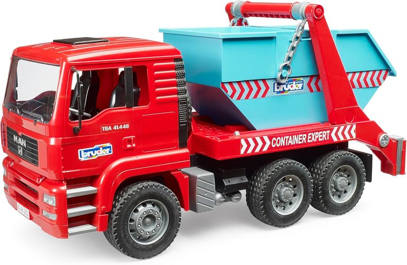 Bruder 02741 - MAN TGA Truck with Skip-Loading Platform