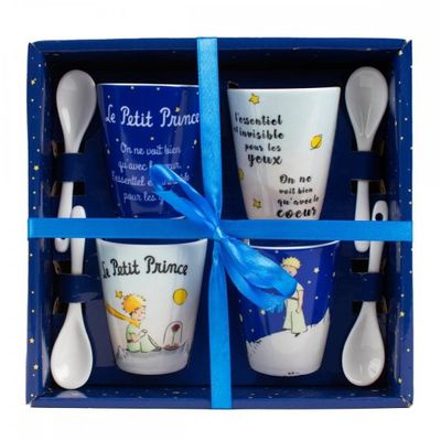 Enesco - Set of 4 Little Prince Teacups with Spoons, code 525837