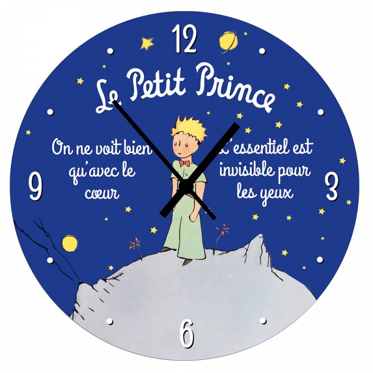 Enesco - The Little Prince Wooden Clock 28 cm cod 525675