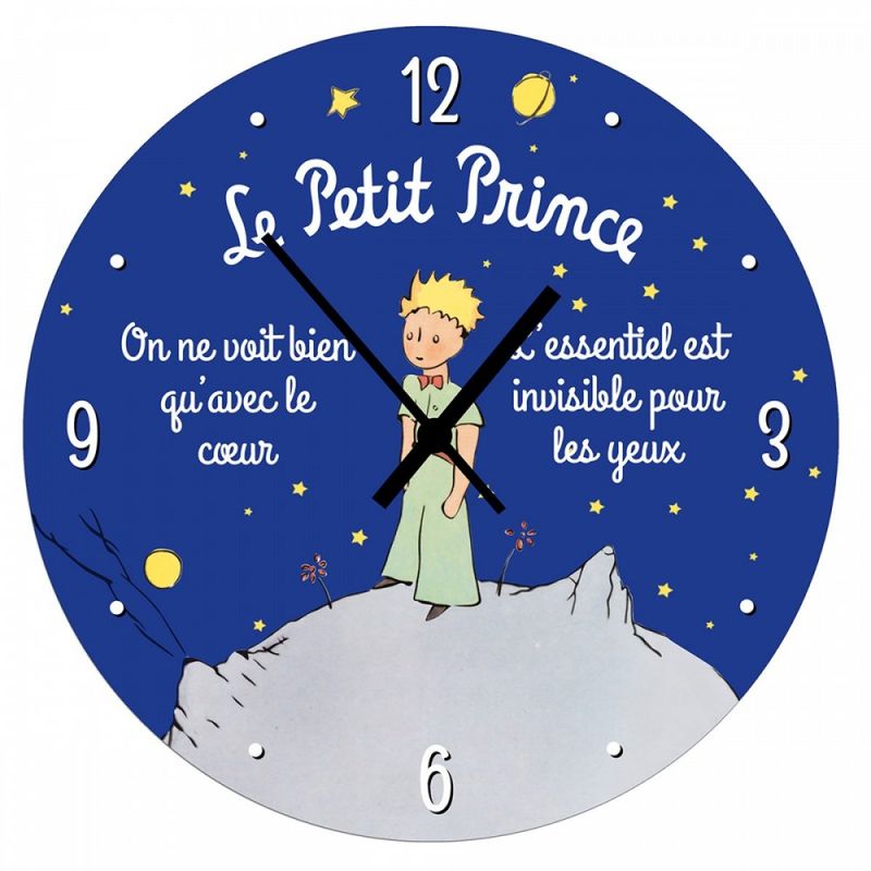 Enesco - The Little Prince Wooden Clock 28 cm cod 525675
