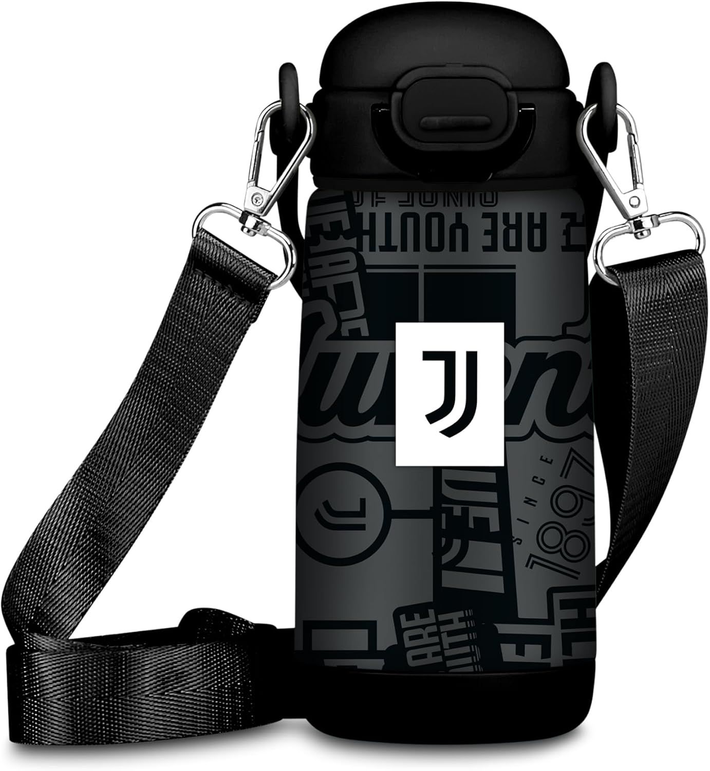 Seven - Juventus Goal for Victor Kid's Water Bottle with Shoulder Strap