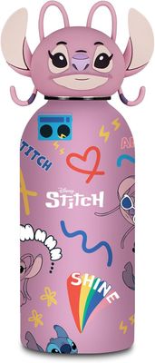 Seven Water Bottle with Lilo &amp; Stitch Shaped Cap - Angel