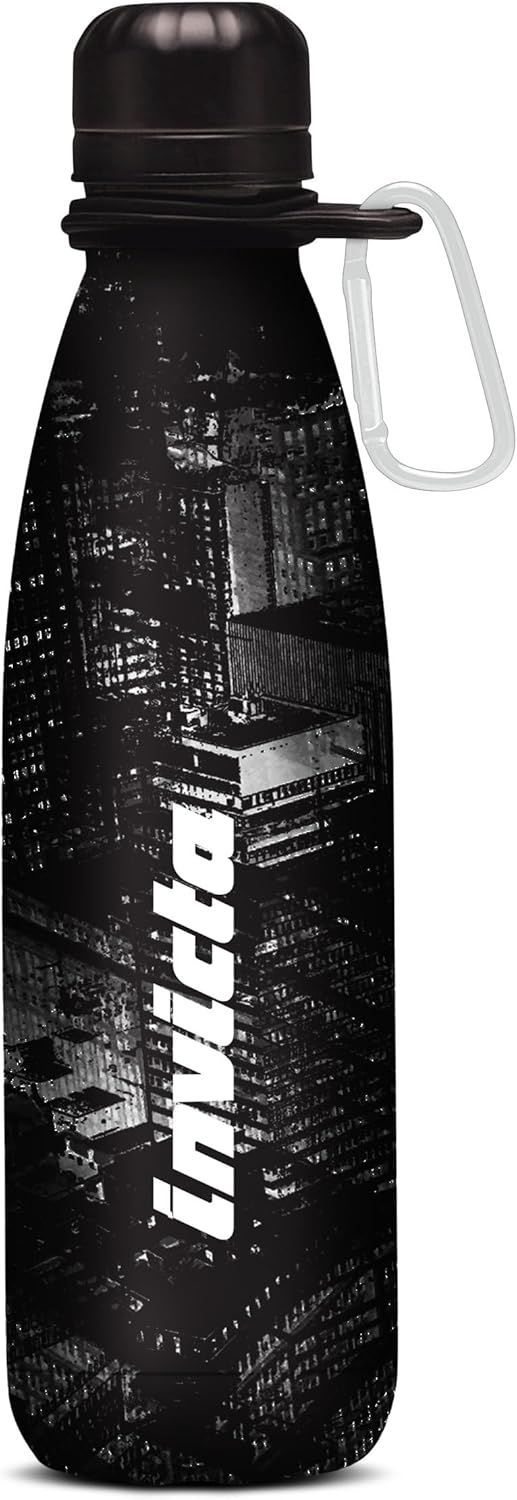 Invicta Thermal Water Bottle Fantasy Black City