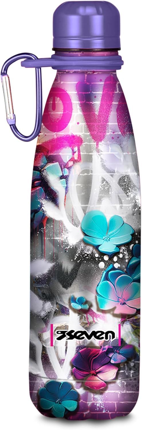 Seven Thermal Water Bottle Girl Daisies