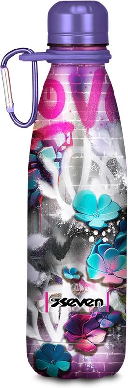 Seven Thermal Water Bottle Girl Daisies