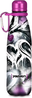 Seven Thermal Water Bottle Girl Hearts