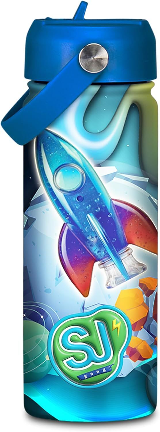 Sj Gang Space Rocket  Thermal Water Bottle
