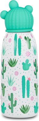 Cartomania Water Bottle with Cactus-Shaped Cap