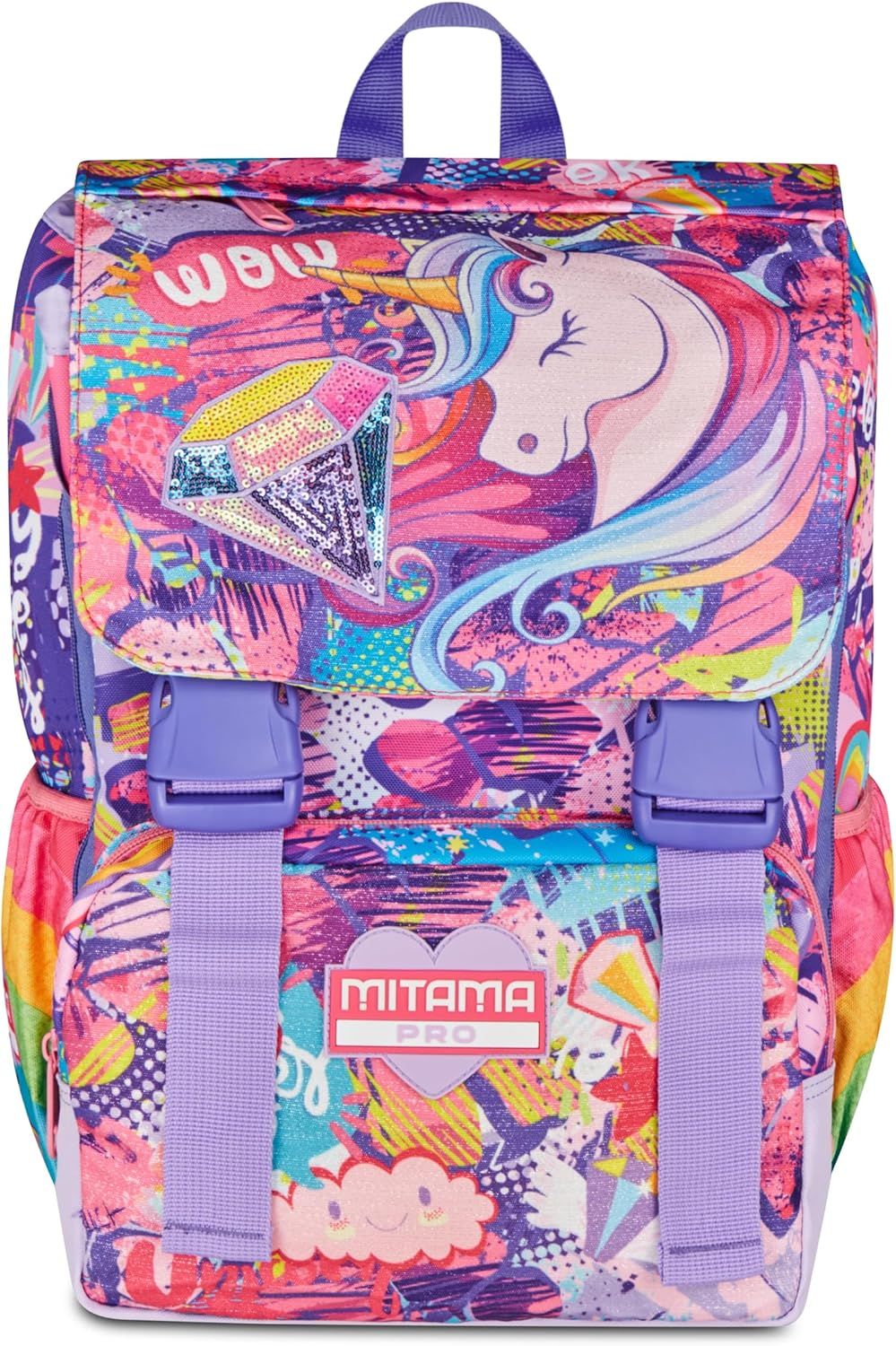 Mitama Fairyunicorn 4-Zip Expandable Backpack