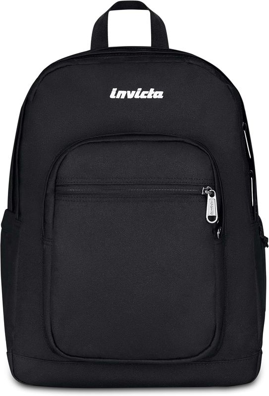Invicta Jelek Plain Black Backpack