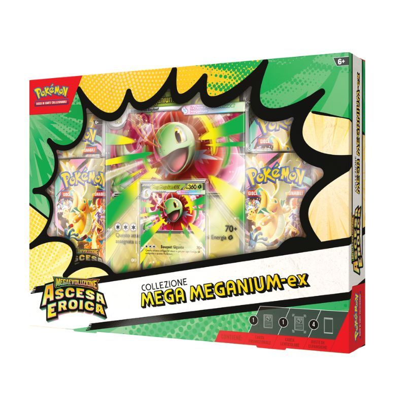 Pokémon: Mega Collection from the Mega Evolution Expansion - Heroic Ascension 10313 - Mega Meganium-EX