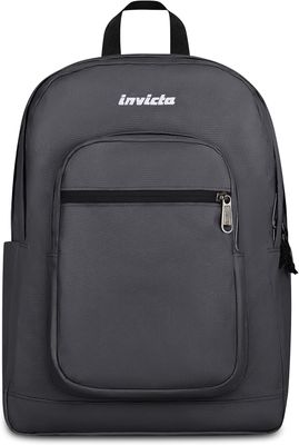 Invicta Jelek Plain Backpack Dark Grey