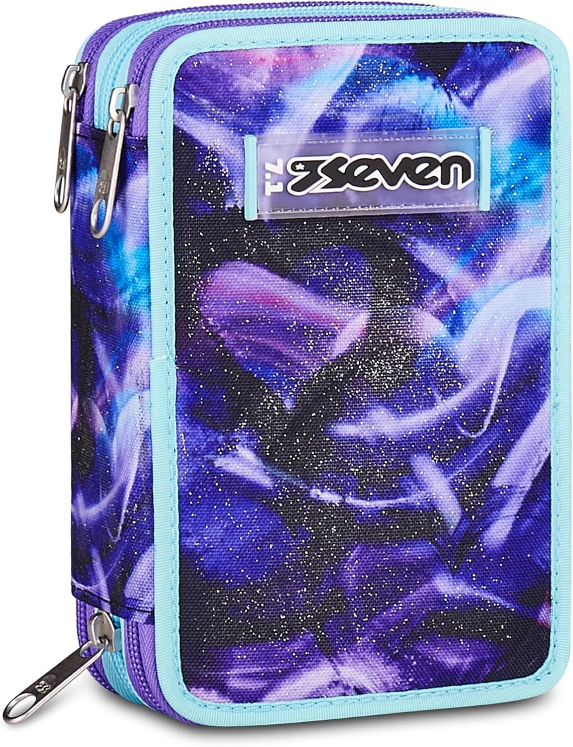 Seven Three-Zip Pencil Case - Lovepass