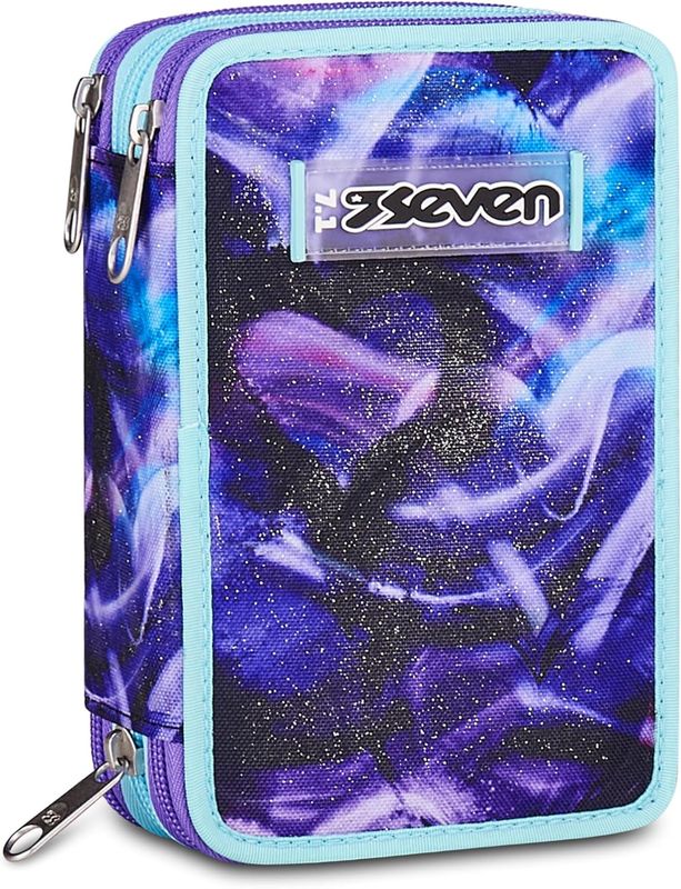 Seven Three-Zip Pencil Case - Lovepass