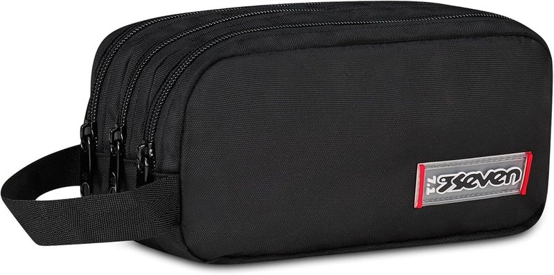 Seven Bustina Three Zip Freethink Black